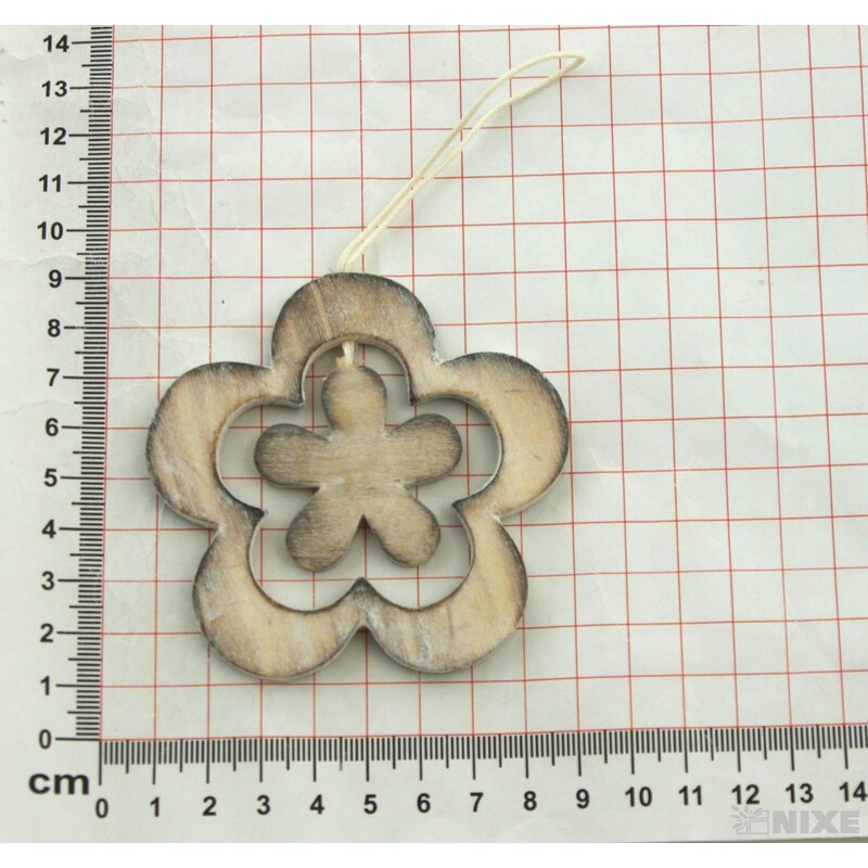 ZÁVĚS DŘEVO MIX 8cm 3ks*