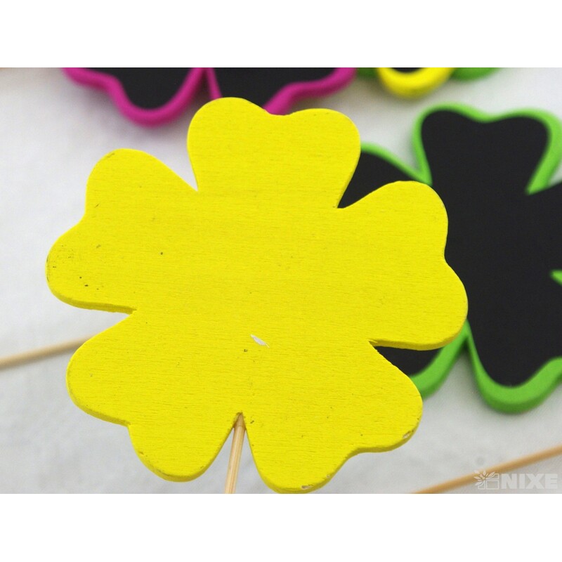 ZÁPICH DŘEVO KYTKA 10x32cm 8ks*MIX BAREV