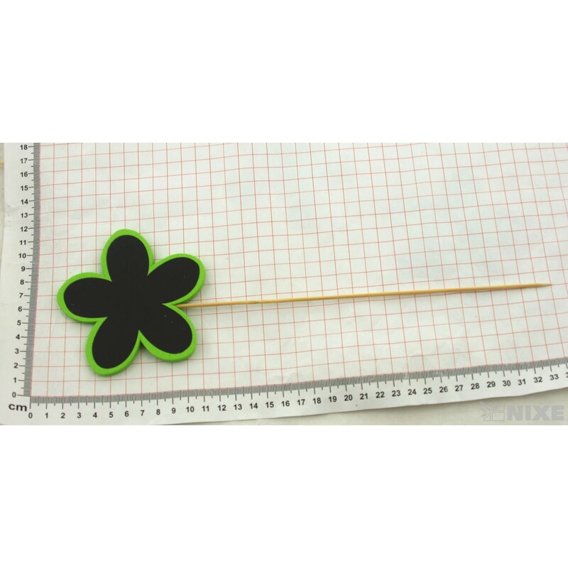 ZÁPICH DŘEVO KYTKA 10x32cm 8ks*MIX BAREV