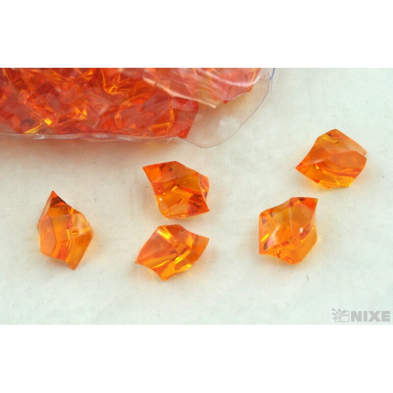 KAMÍNKY 25mm cca 500g*ORANŽOVÁ TM.