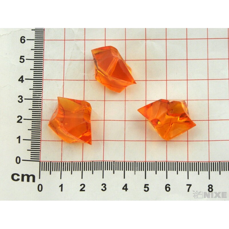 KAMÍNKY 25mm cca 500g*ORANŽOVÁ TM.