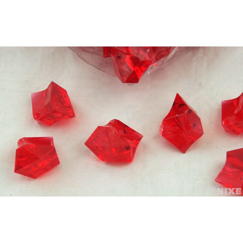 KAMÍNKY 25mm cca 500g*ČERVENÁ