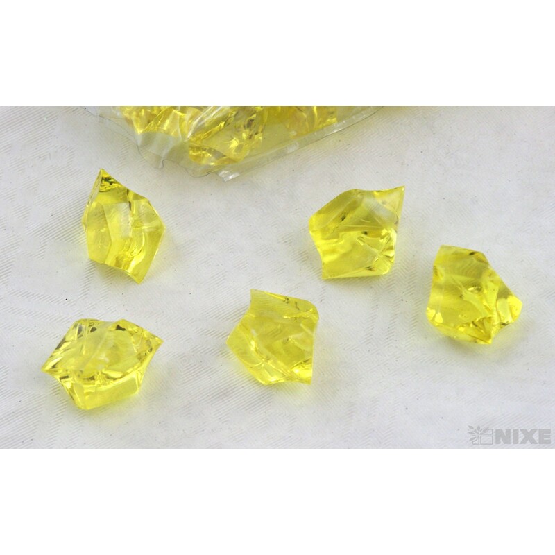 KAMÍNKY 25mm cca 500g*ŽLUTÁ