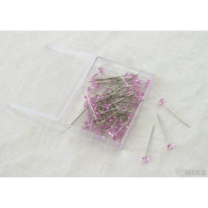 ŠPENDLÍK PL 5mmx4cm 72ks*RŮŽOVÁ SV.