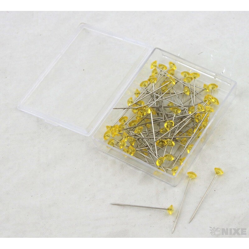 ŠPENDLÍK PL 5mmx4cm 72ks*ŽLUTÁ