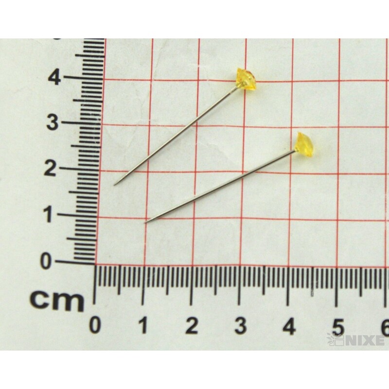 ŠPENDLÍK PL 5mmx4cm 72ks*ŽLUTÁ