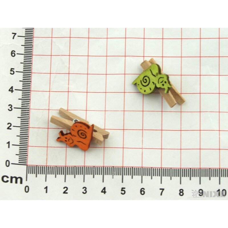 OZDOBNÝ KOLÍČEK ŠNEK 3cm 24ks*