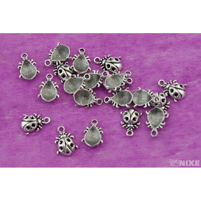 ZÁVĚS KOV BERUŠKA 2cm*STŘÍBRNÁ V+