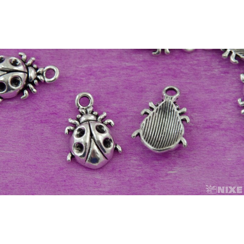 ZÁVĚS KOV BERUŠKA 2cm*STŘÍBRNÁ V+