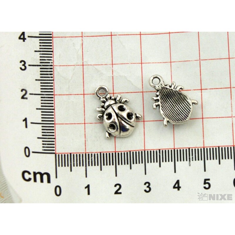 ZÁVĚS KOV BERUŠKA 2cm*STŘÍBRNÁ V+