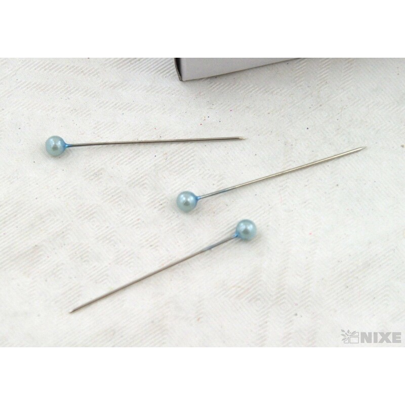 ŠPENDLÍK PL 4mmx4cm 144ks*MODRÁ SV.