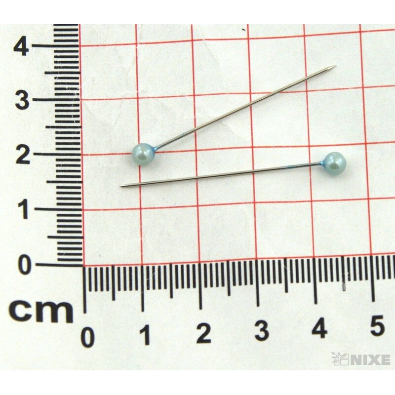 ŠPENDLÍK PL 4mmx4cm 144ks*MODRÁ SV.