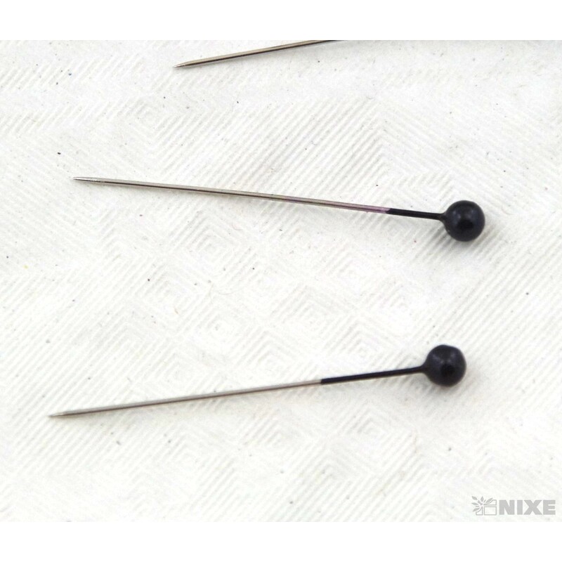 ŠPENDLÍK PL 4mmx4cm 144ks*ČERNÁ