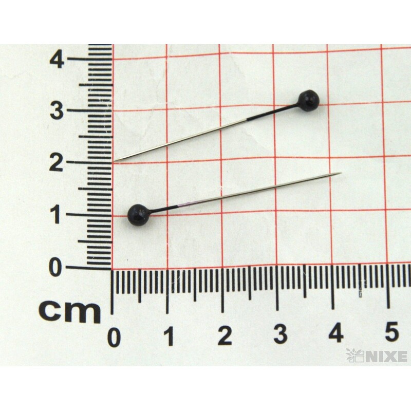 ŠPENDLÍK PL 4mmx4cm 144ks*ČERNÁ