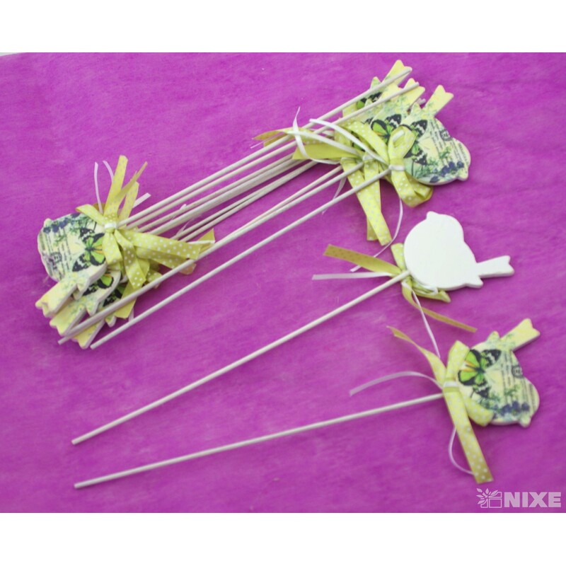 ZÁPICH PTÁČEK 12ks 9x28cm*ZELENÁ