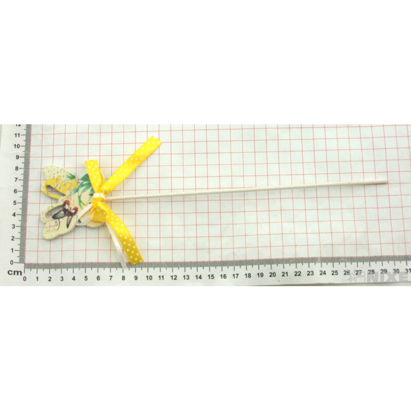 ZÁPICH MOTÝL 12ks 6x29cm*ŽLUTÁ