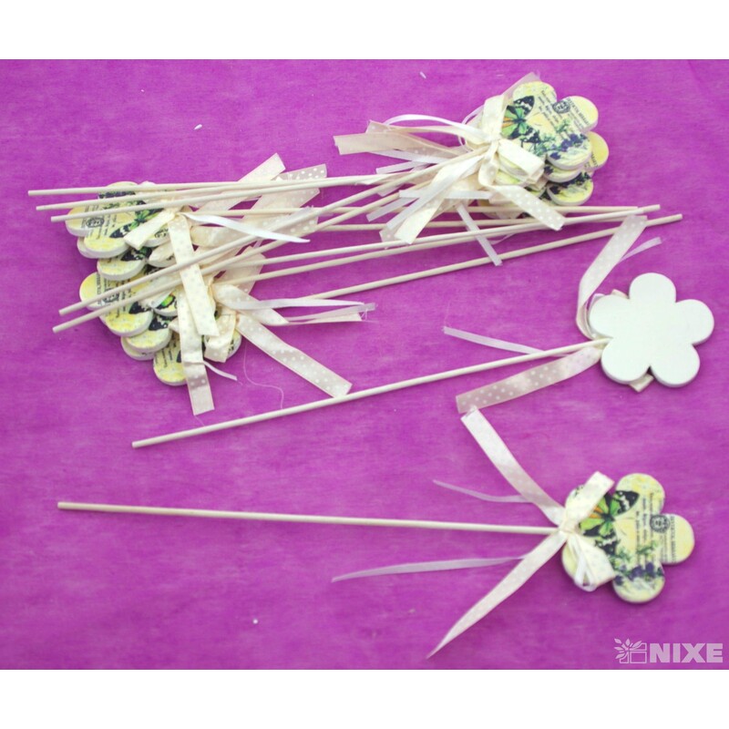 ZÁPICH KVĚT 12ks 6x29cm*KRÉMOVÁ