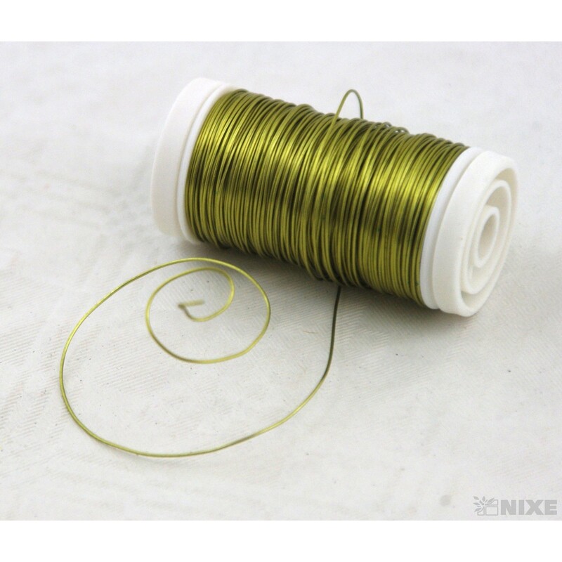 DRÁT OZDOBNÝ PL 0,5mm 100g*ZLATÁ