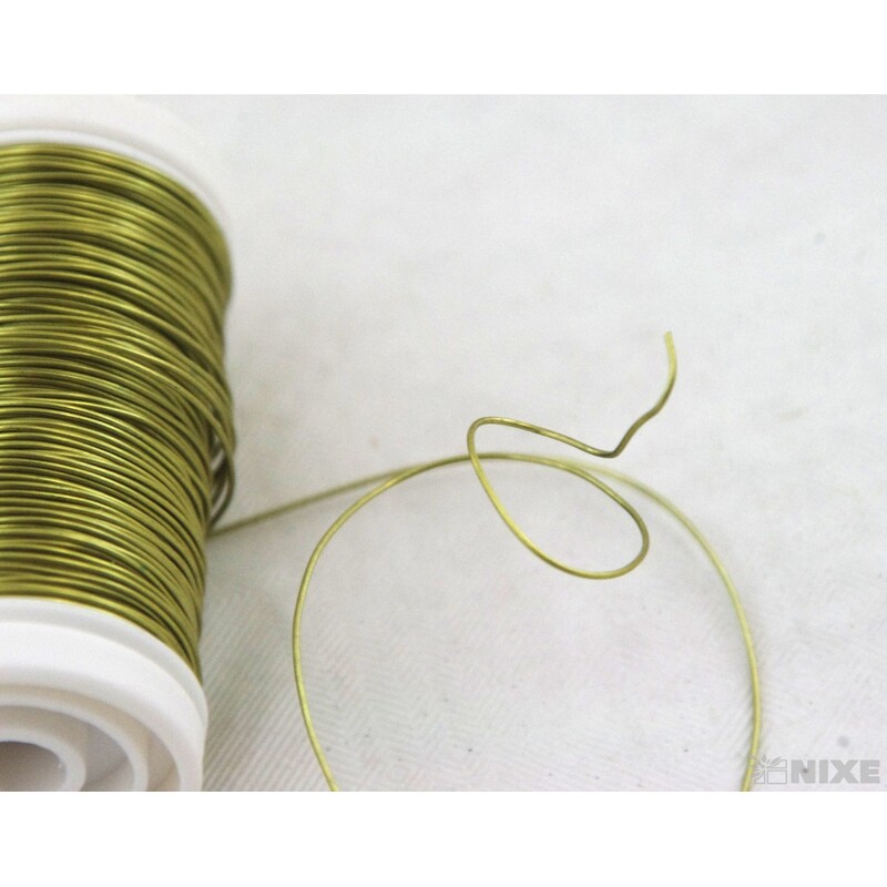 DRÁT OZDOBNÝ PL 0,5mm 100g*ZLATÁ