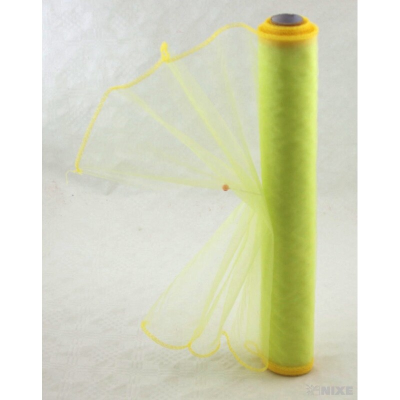 ORGANZA 36cmx10m*ŽLUTÁ