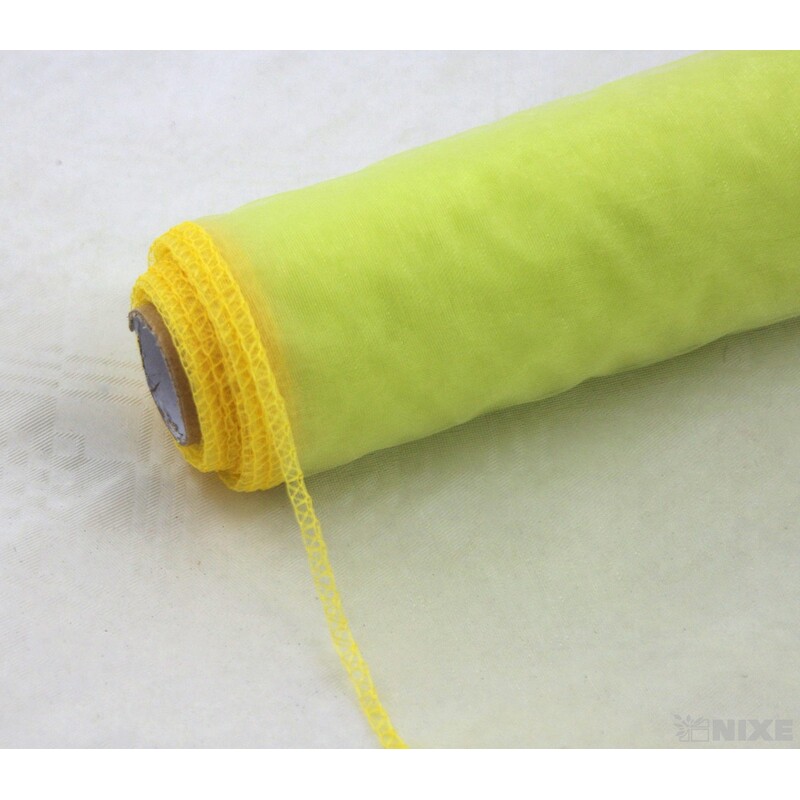 ORGANZA 36cmx10m*ŽLUTÁ