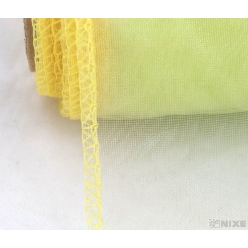 ORGANZA 36cmx10m*ŽLUTÁ