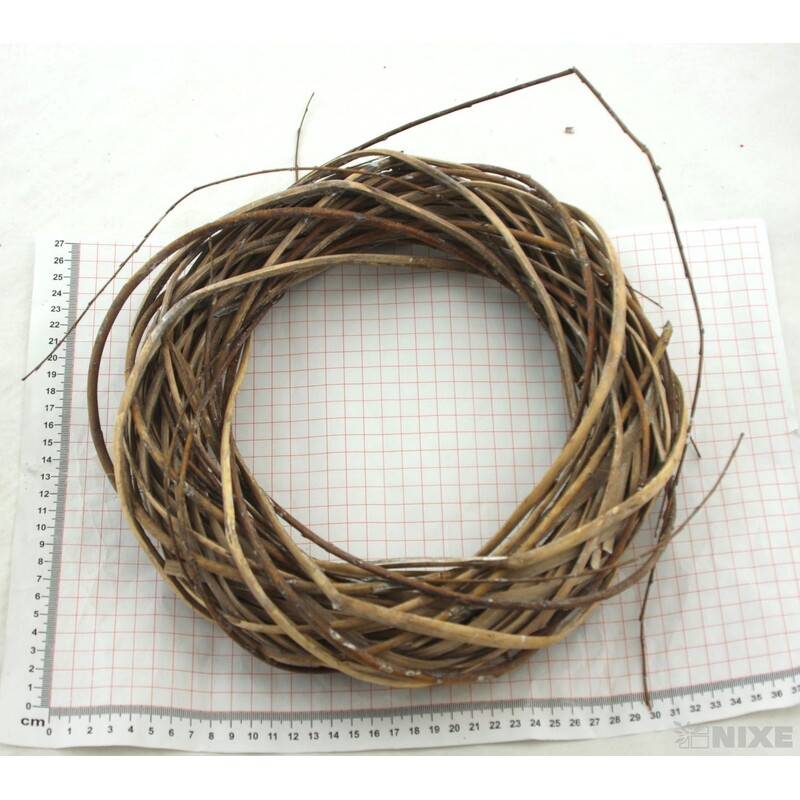 VĚNEC PROUTĚNÝ 29cm*MIX BAREV