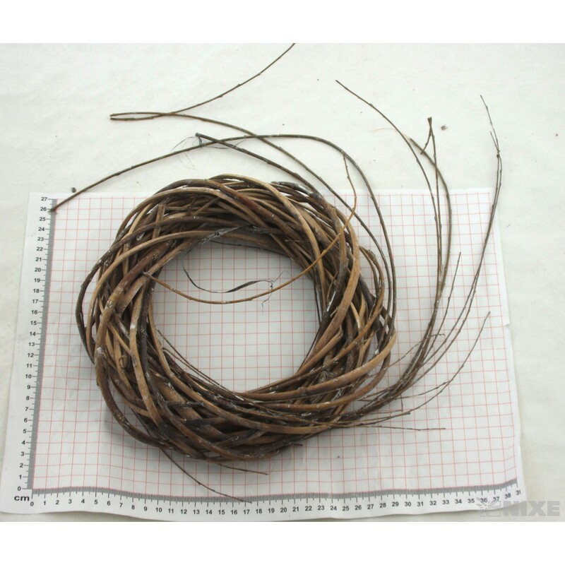 VĚNEC PROUTĚNÝ 25cm*MIX BAREV