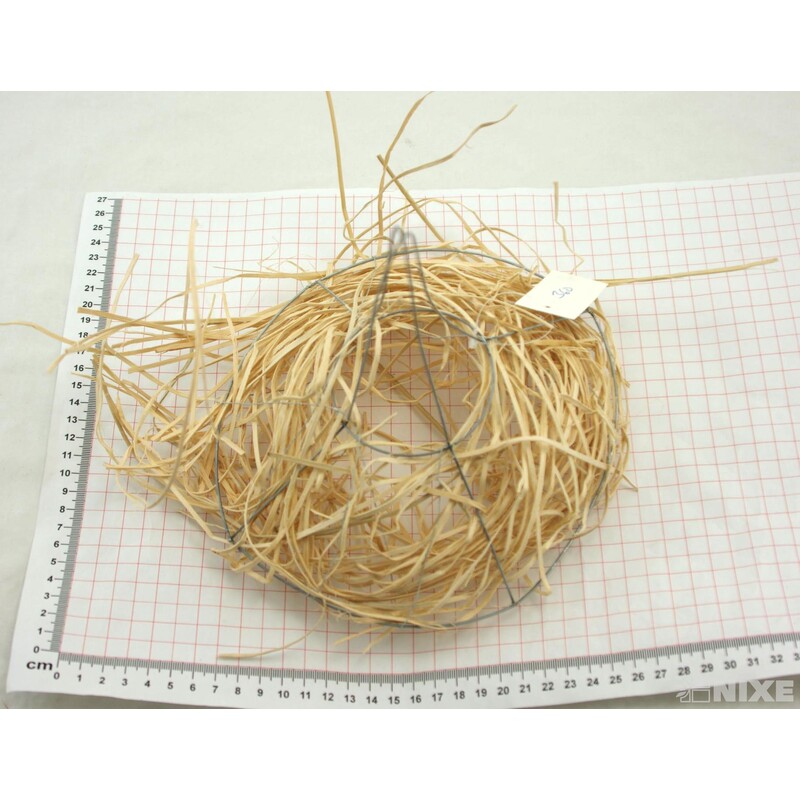 PODLOŽKA SLÁMA 22cm*BÍLÁ