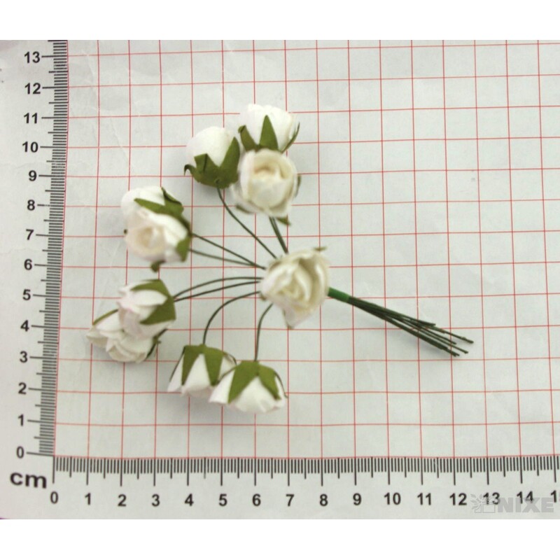 KYTIČKA SVAZEK 2,5x10cm 10ks 12sv*BÍLÁ