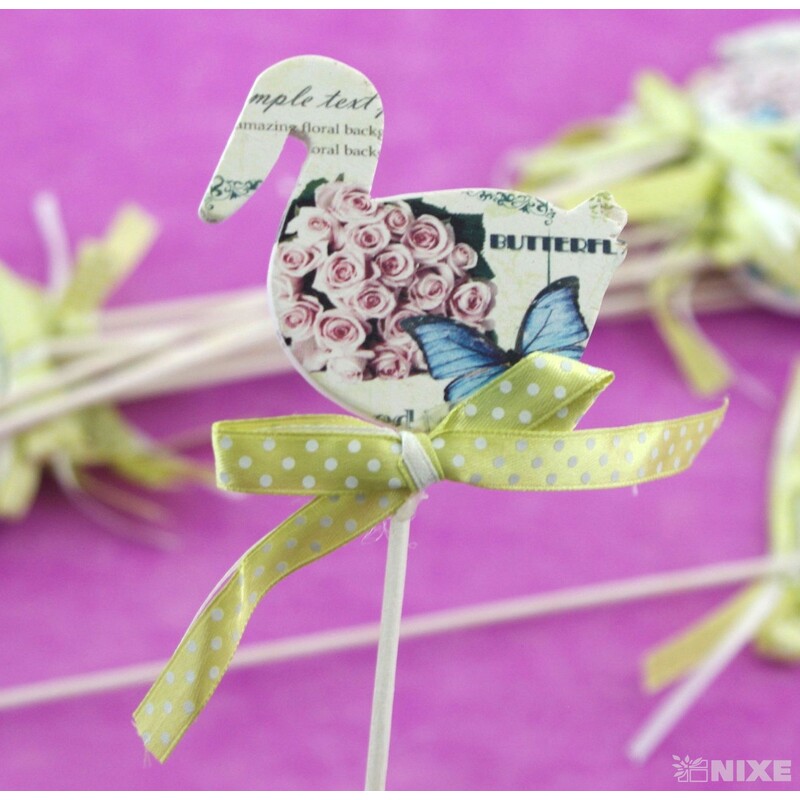 ZÁPICH HUSA 12ks 6x27cm*ZELENÁ