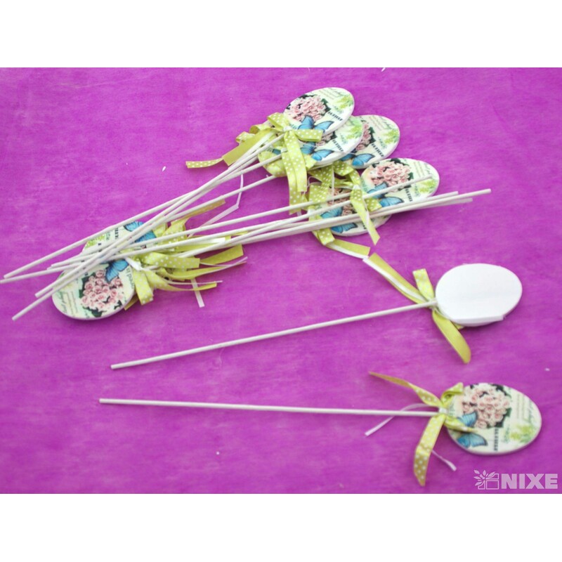 ZÁPICH VAJÍČKO 12ks 6x27cm*ZELENÁ