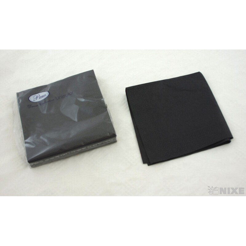 UBROUSKY 33x33cm 20ks*ČERNÁ