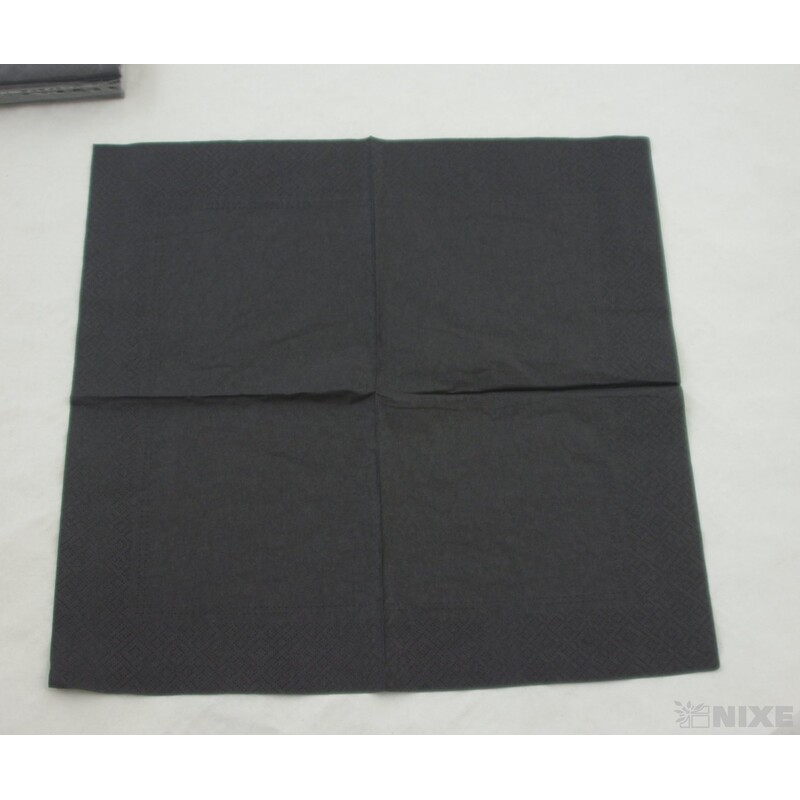 UBROUSKY 33x33cm 20ks*ČERNÁ