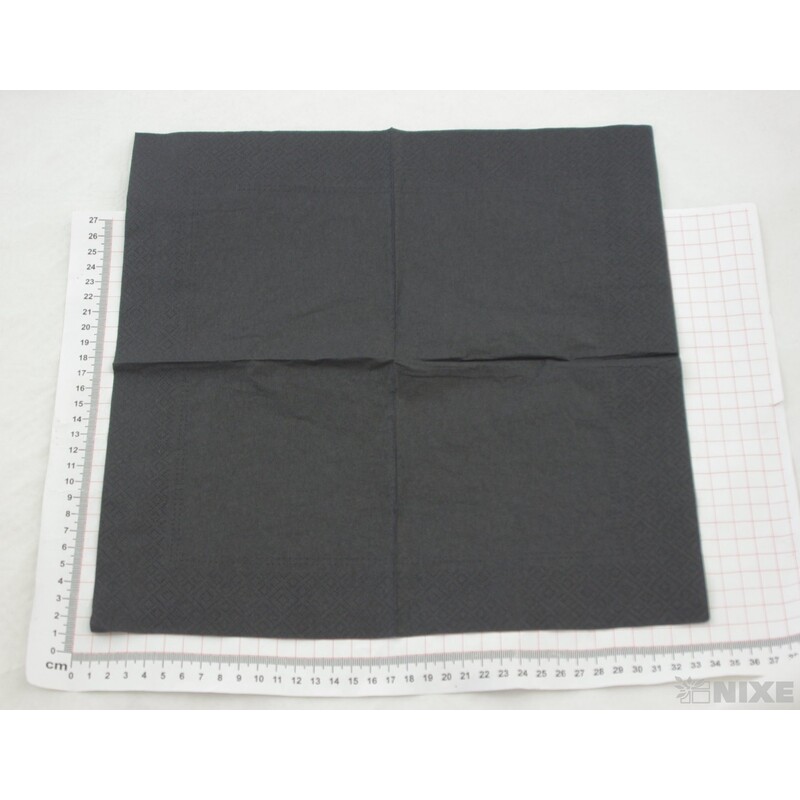 UBROUSKY 33x33cm 20ks*ČERNÁ