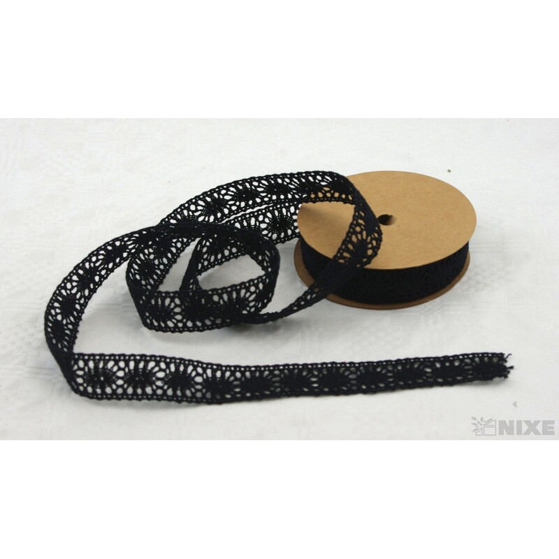 STUHA KRAJKA 25mmx10yd*ČERNÁ