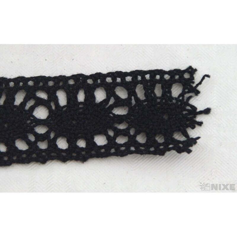 STUHA KRAJKA 25mmx10yd*ČERNÁ