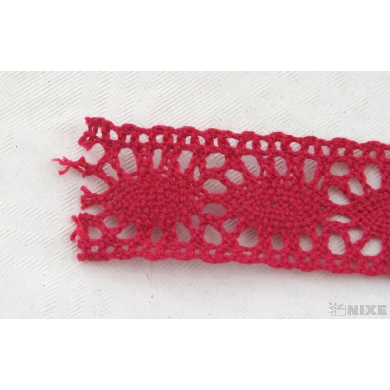 STUHA KRAJKA 25mmx10yd*ČERVENÁ TM.