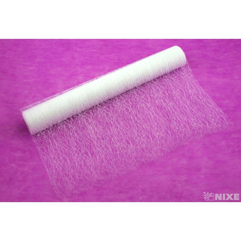 SPIDER ORGANZA 39cmx8m*BÍLÁ