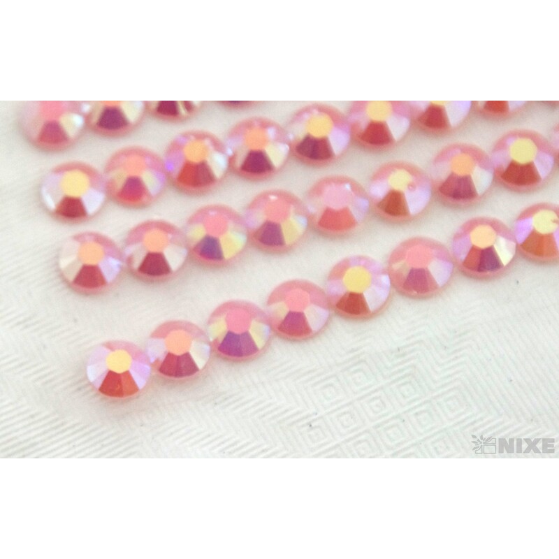 PERLIČKY NALEPOVACÍ 6mm 140ks*STARORŮŽOVÁ