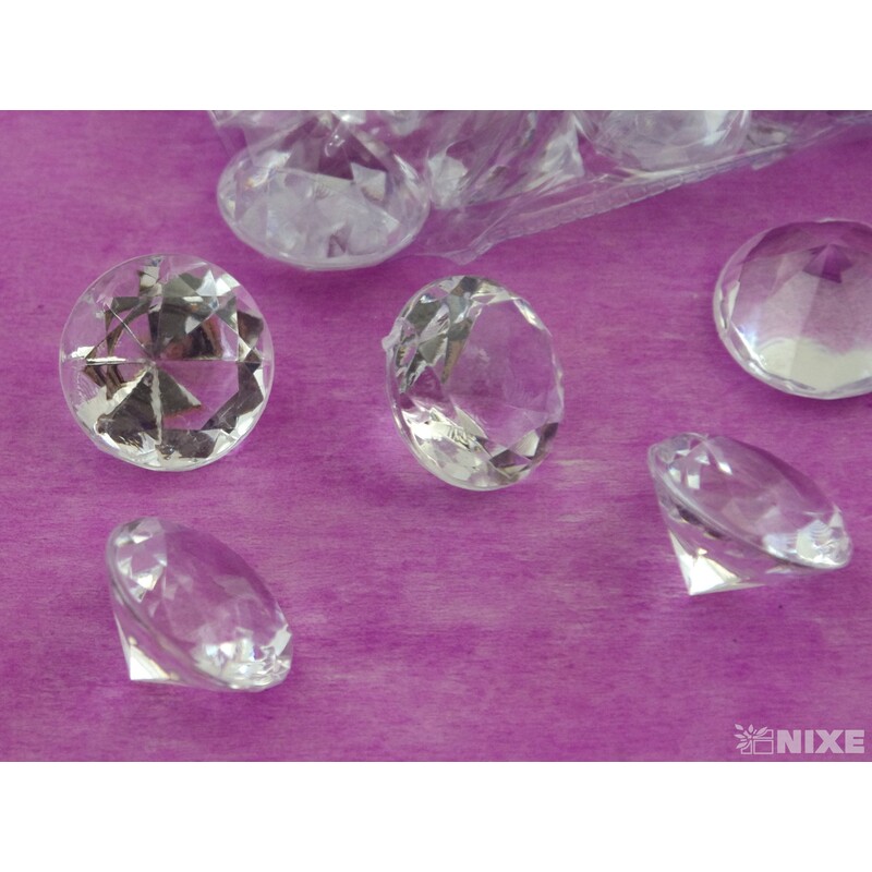 DIAMANTY 30mm cca 500g*PRŮHLEDNÁ