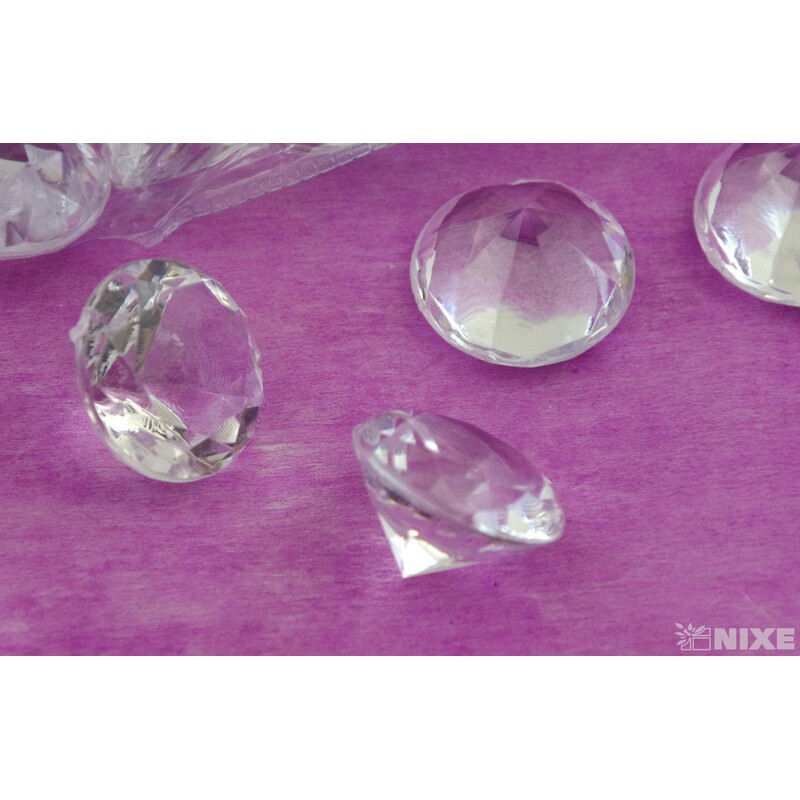 DIAMANTY 30mm cca 500g*PRŮHLEDNÁ