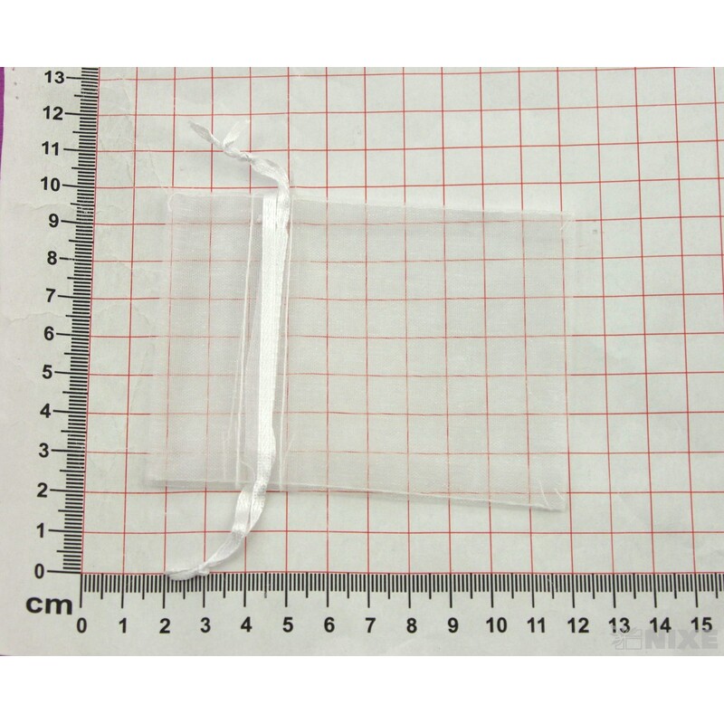 SÁČEK ORGANZA 07x10cm*BÍLÁ V+