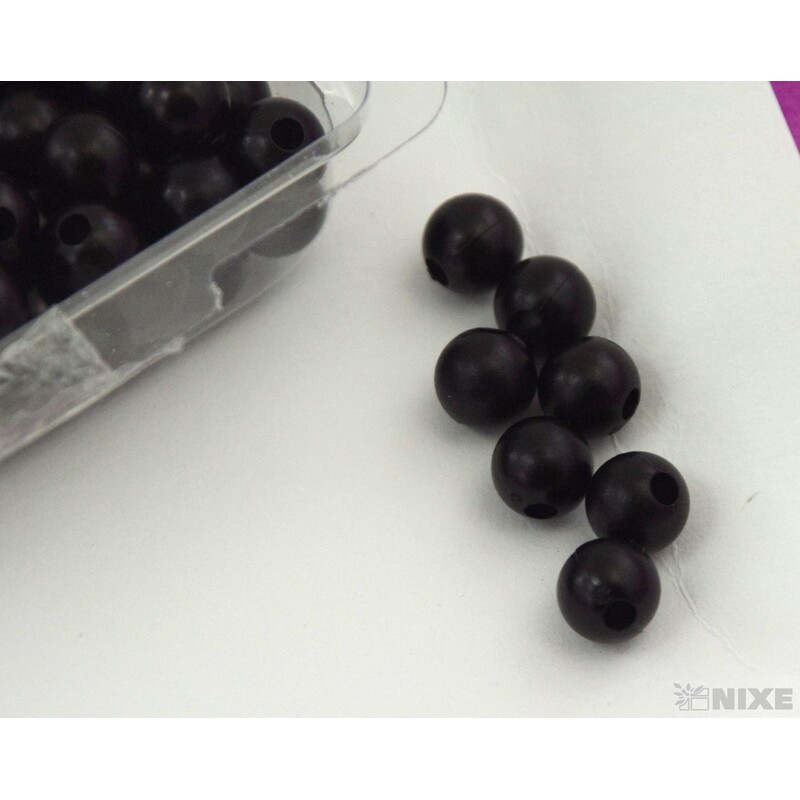 KORÁLKY 8mm 45g*ČERNÁ