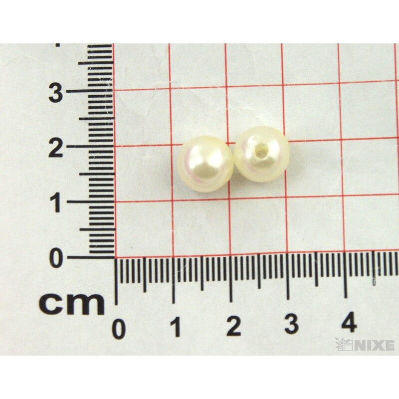 KORÁLKY 10mm 45g*KRÉMOVÁ