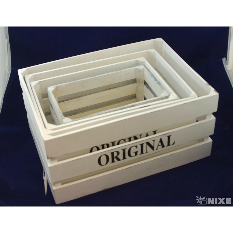 OBAL D 41x18x30cm 37x16x25 32x14x20 26x12x14*BÍLÁ