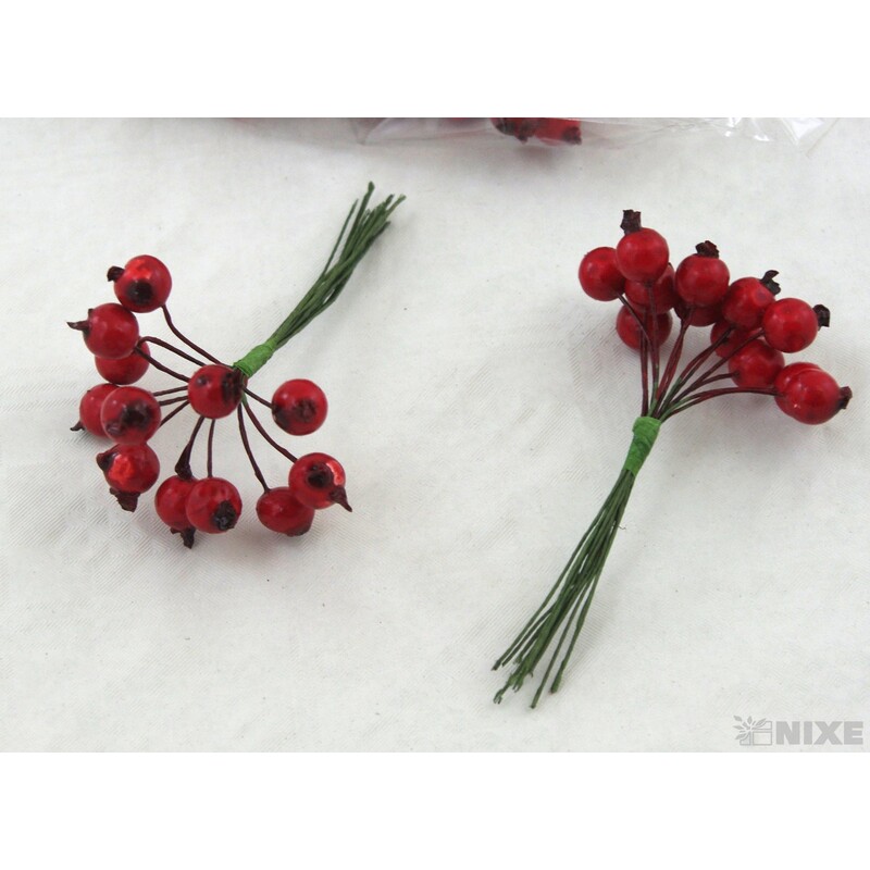 JEŘABINA 1x10cm 12ks 12sv*ČERVENÁ