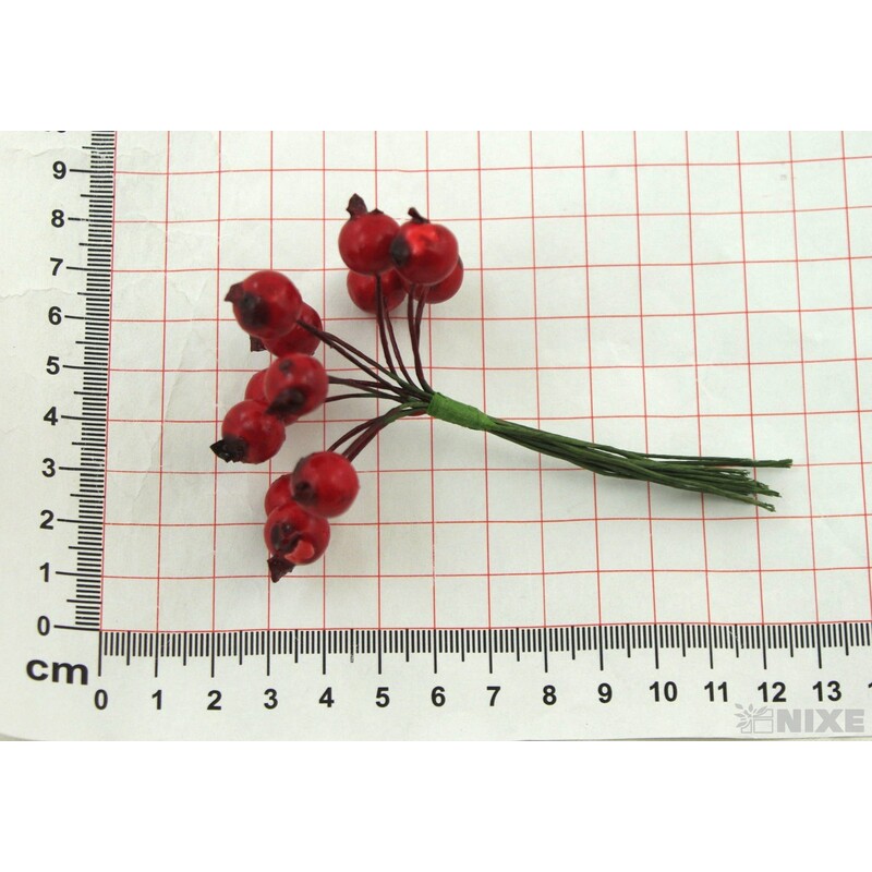 JEŘABINA 1x10cm 12ks 12sv*ČERVENÁ