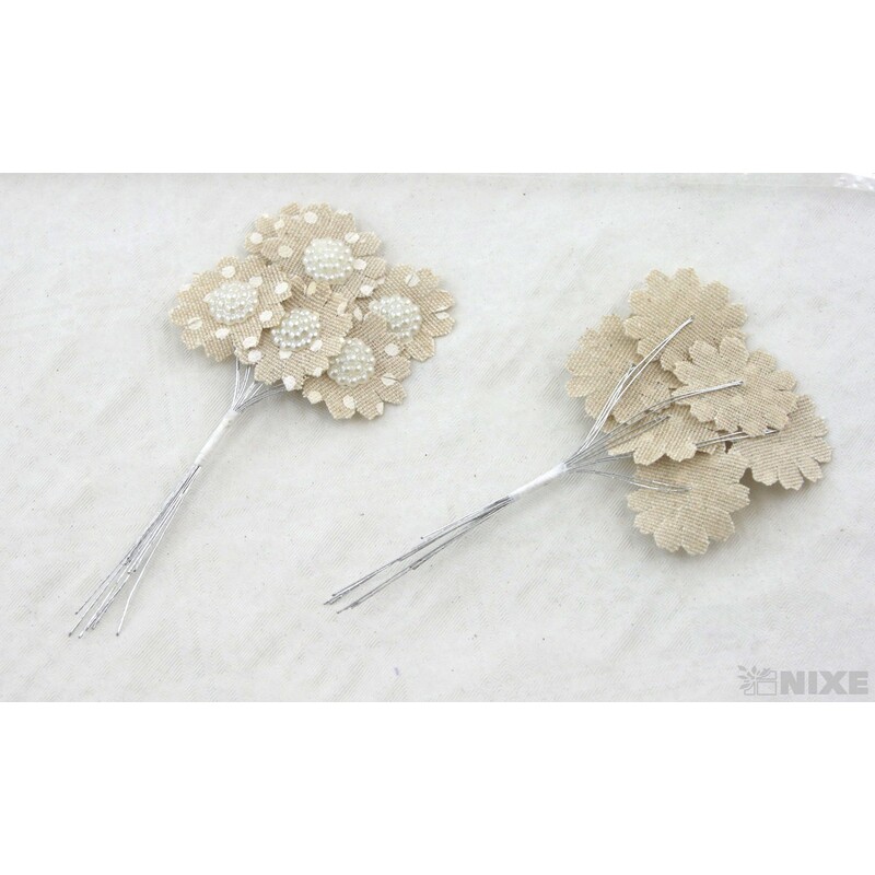 KYTKA JUTA DR. 3x10cm 6ks 12sv*PŘÍRODNÍ