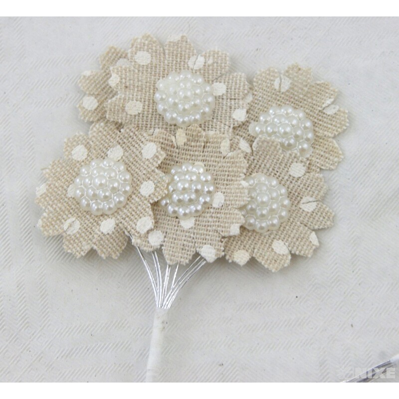 KYTKA JUTA DR. 3x10cm 6ks 12sv*PŘÍRODNÍ